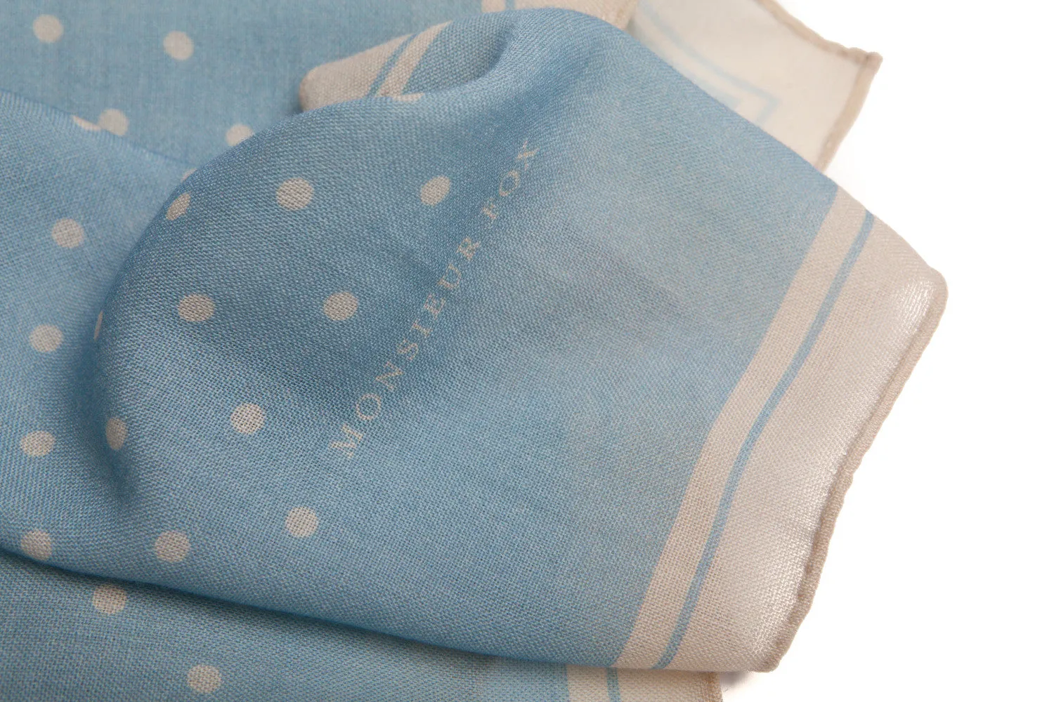 Polka Dot Square - Light Blue