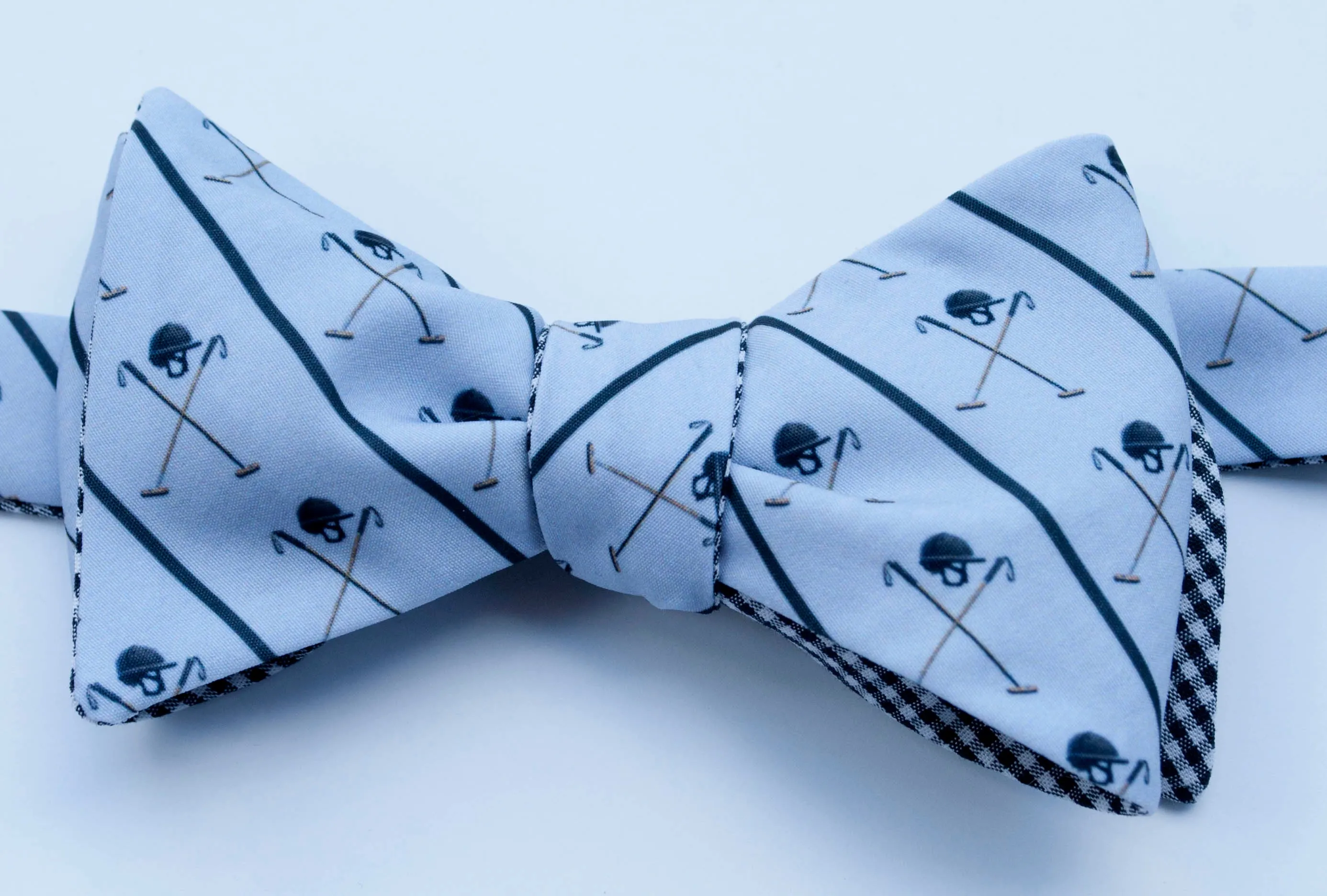 Polo Helmet Emblem Bow Tie - green