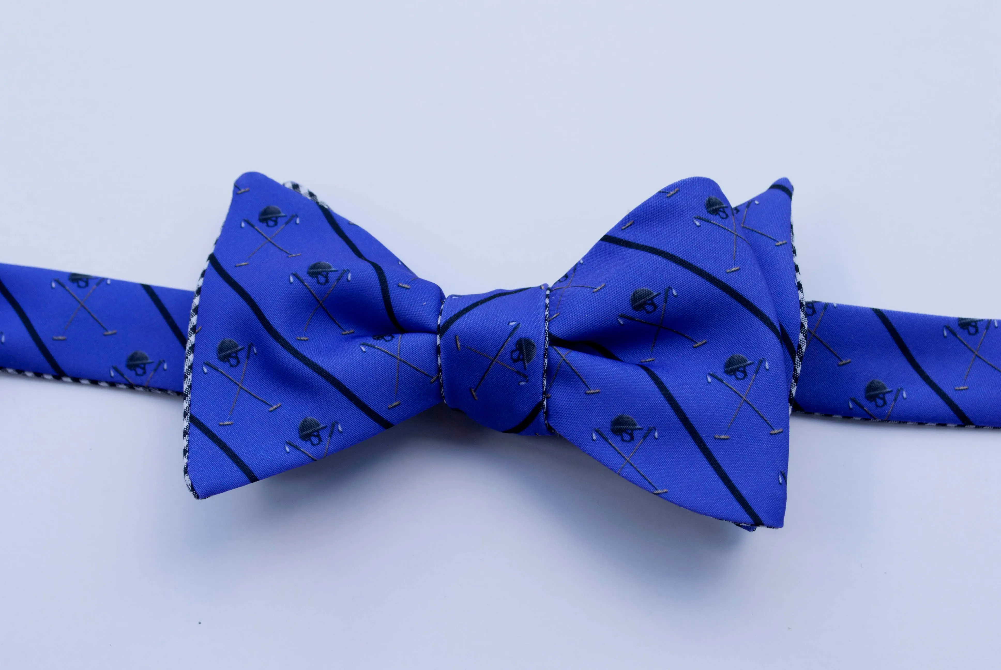 Polo Helmet Emblem Bow Tie - green