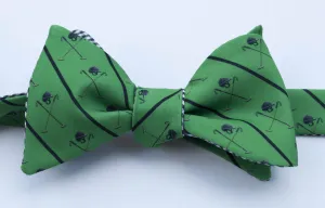 Polo Helmet Emblem Bow Tie - green