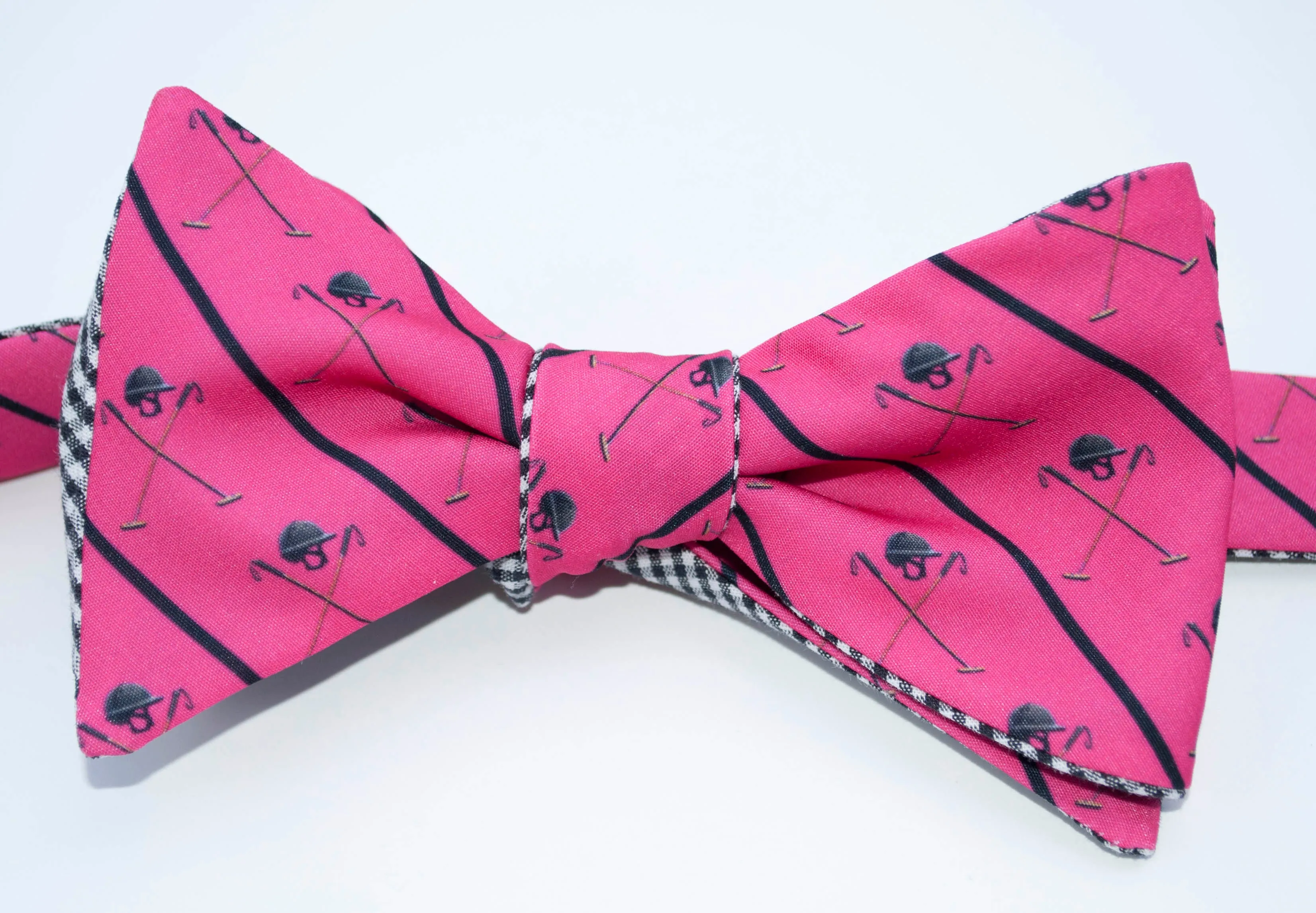 Polo Helmet Emblem Bow Tie - green