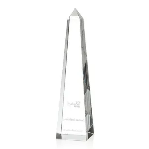 Premium Crystal Obelisk, 12"