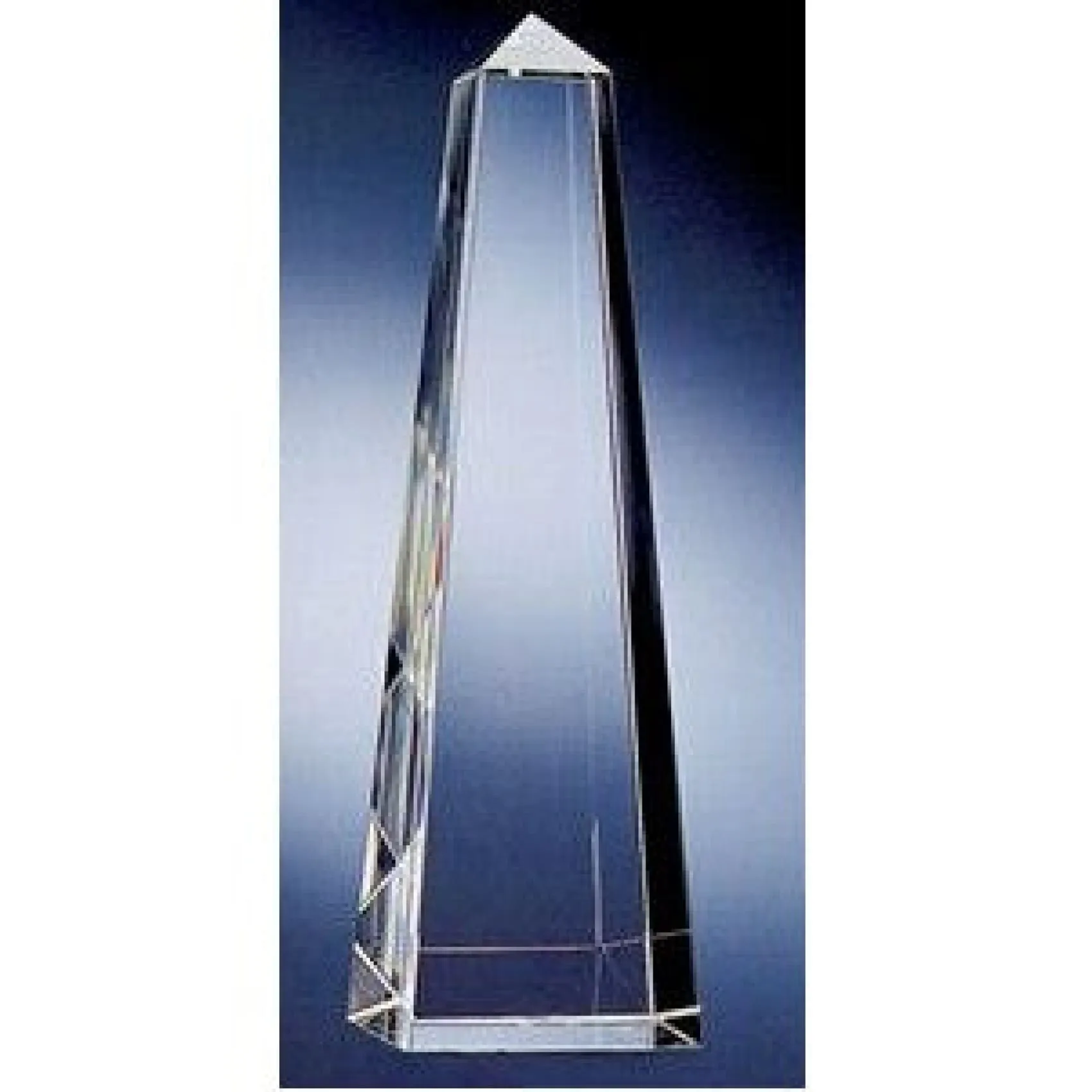 Premium Crystal Obelisk, 12"
