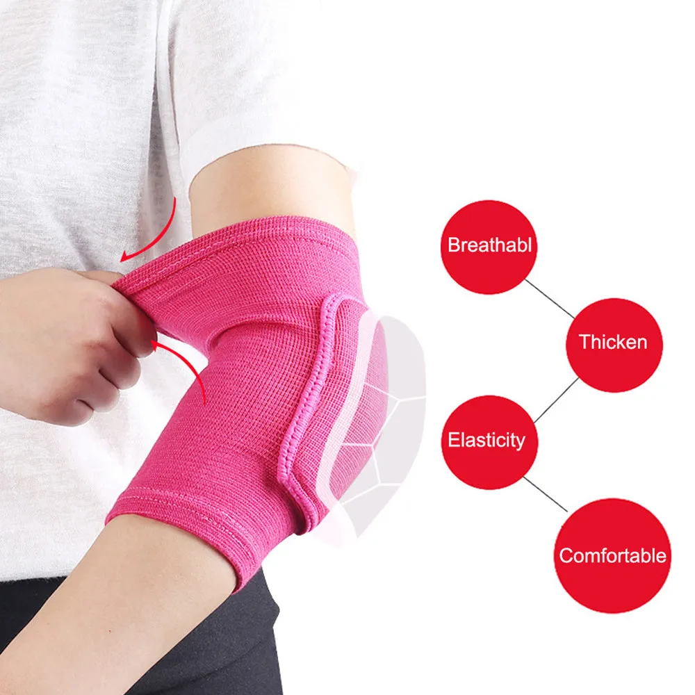 Premium Elastic Elbow Brace for Sports, Compression Arm Sleeve, Breathable Elbow Pads for Safety and Support, Adjustable Sports Protection for Arm Injuries – 1PC