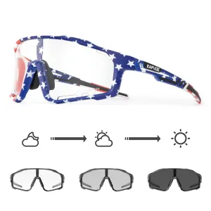 Premium Photochromic Cycling Sunglasses for Men & Women – UV400 Protection, Adjustable Lenses, Sports Eyewear for Running, MTB, Bike, Road Cycling & Driving