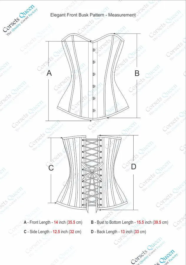 Priscilla Satin Overbust Corset