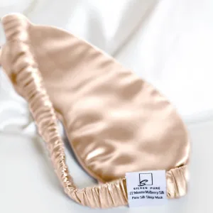 Pure Silk Sleep Mask - Champagne