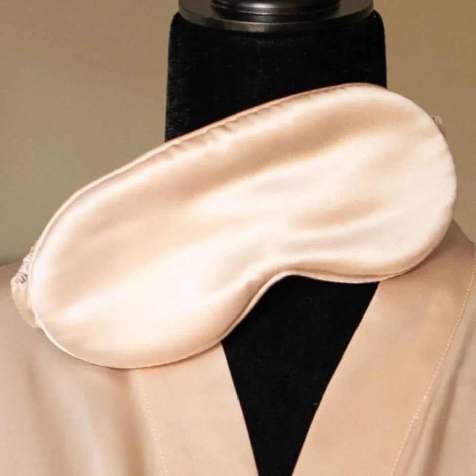 Pure Silk Sleep Mask - Champagne