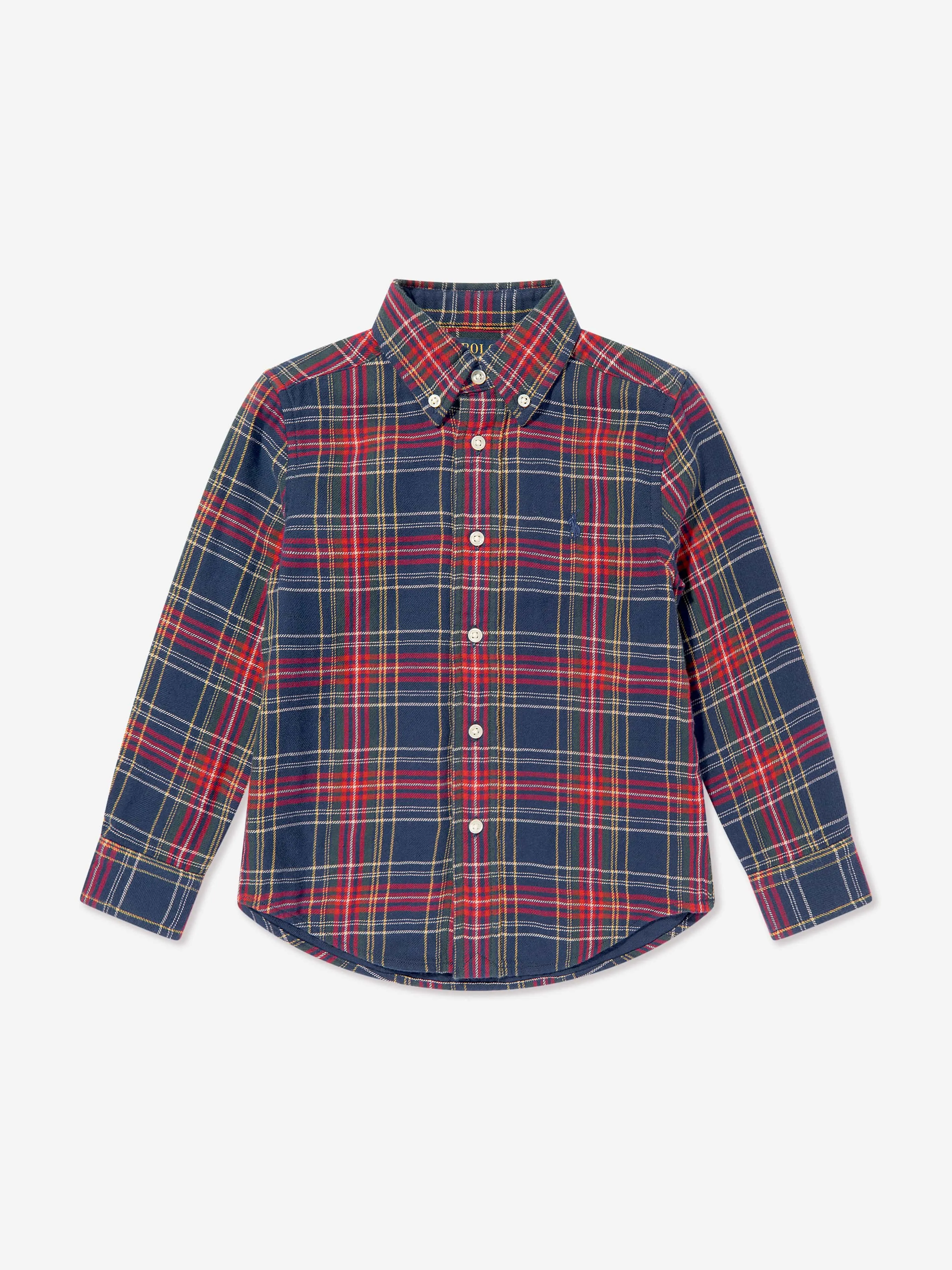 Ralph Lauren Boys Plaid Shirt in Multicolour