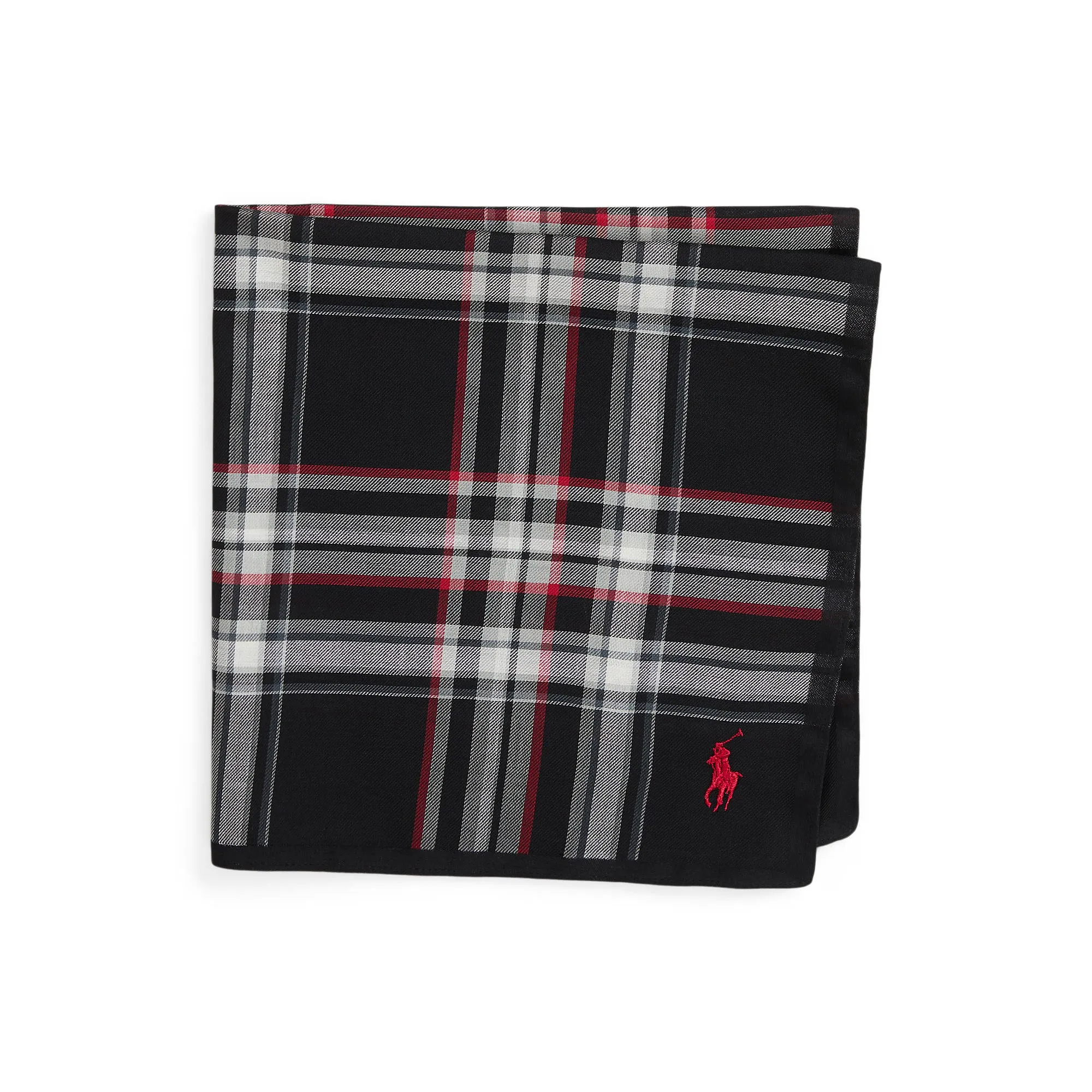 Ralph Lauren - Handkerchief - Plaid - Black & Red