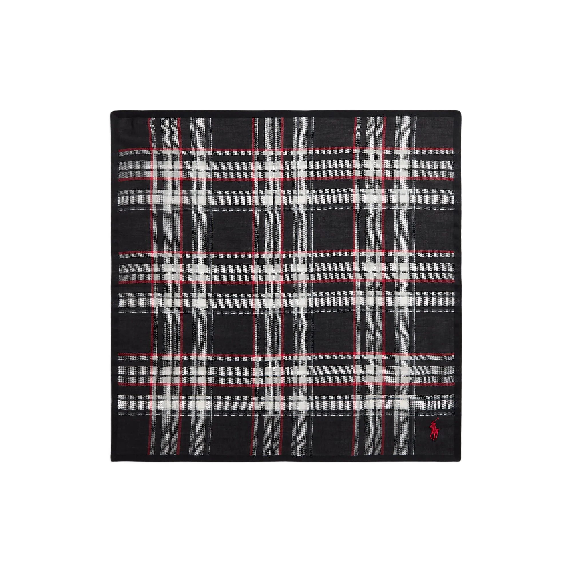 Ralph Lauren - Handkerchief - Plaid - Black & Red