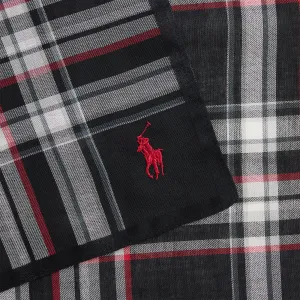 Ralph Lauren - Handkerchief - Plaid - Black & Red