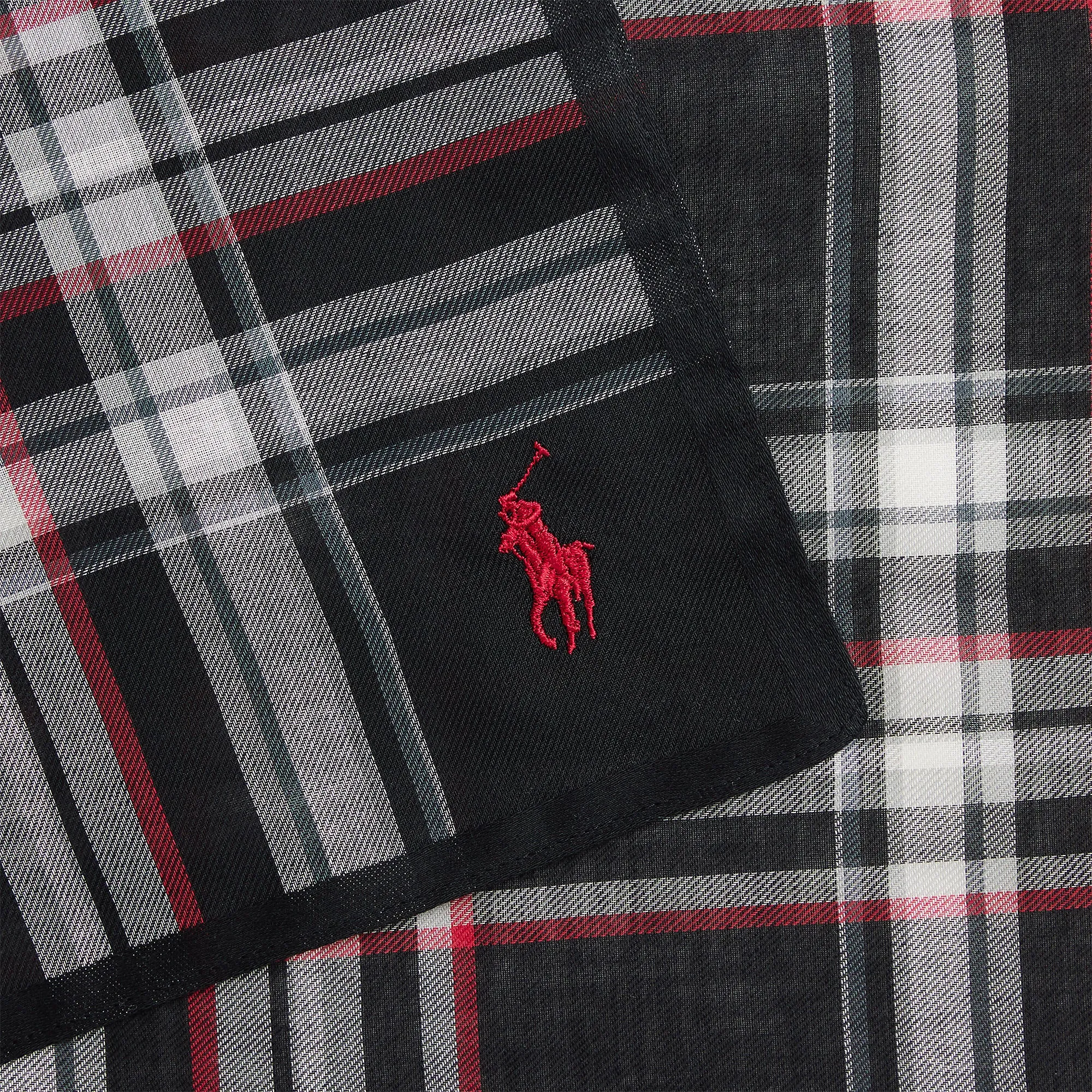 Ralph Lauren - Handkerchief - Plaid - Black & Red