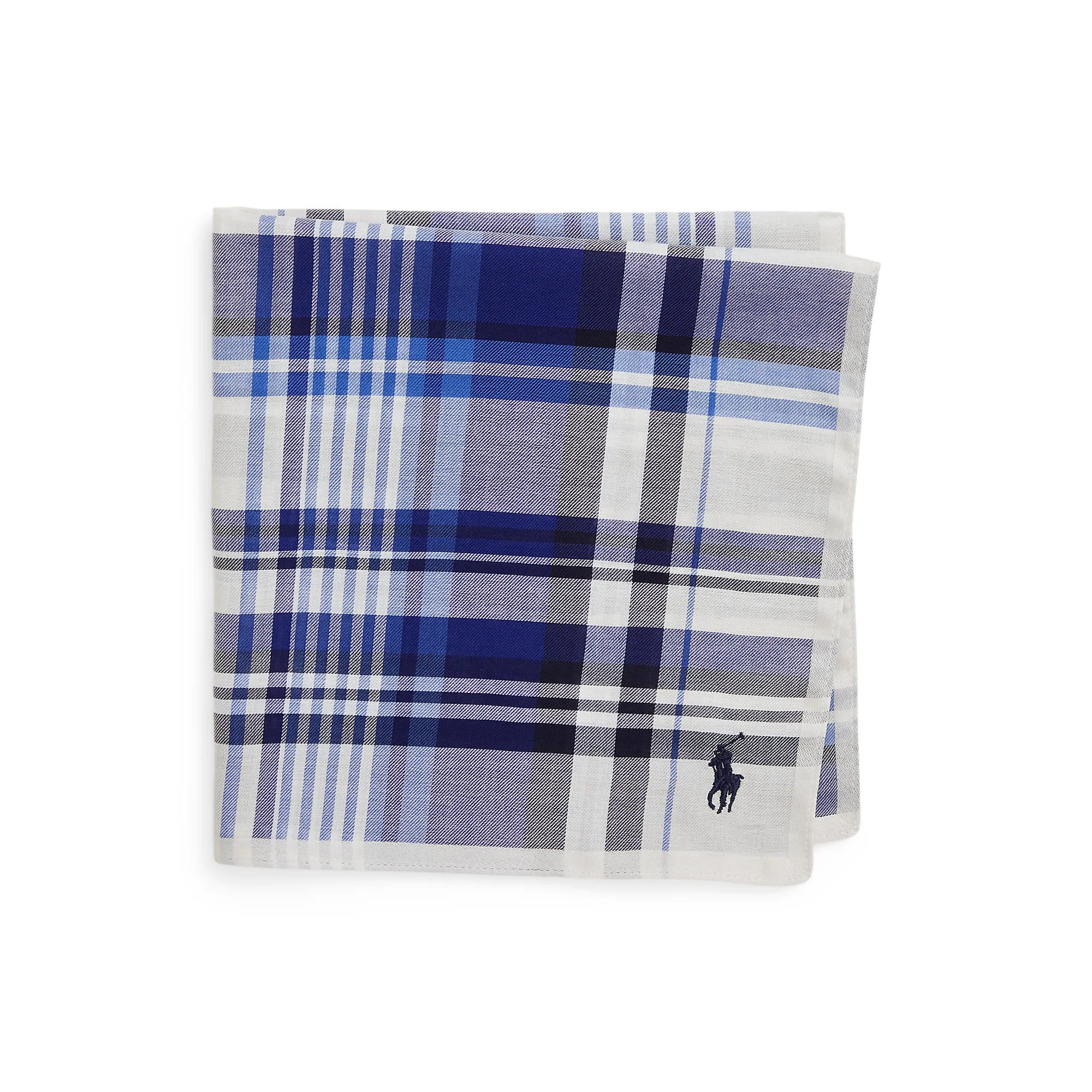 Ralph Lauren - Handkerchief - Plaid - Grey & Navy