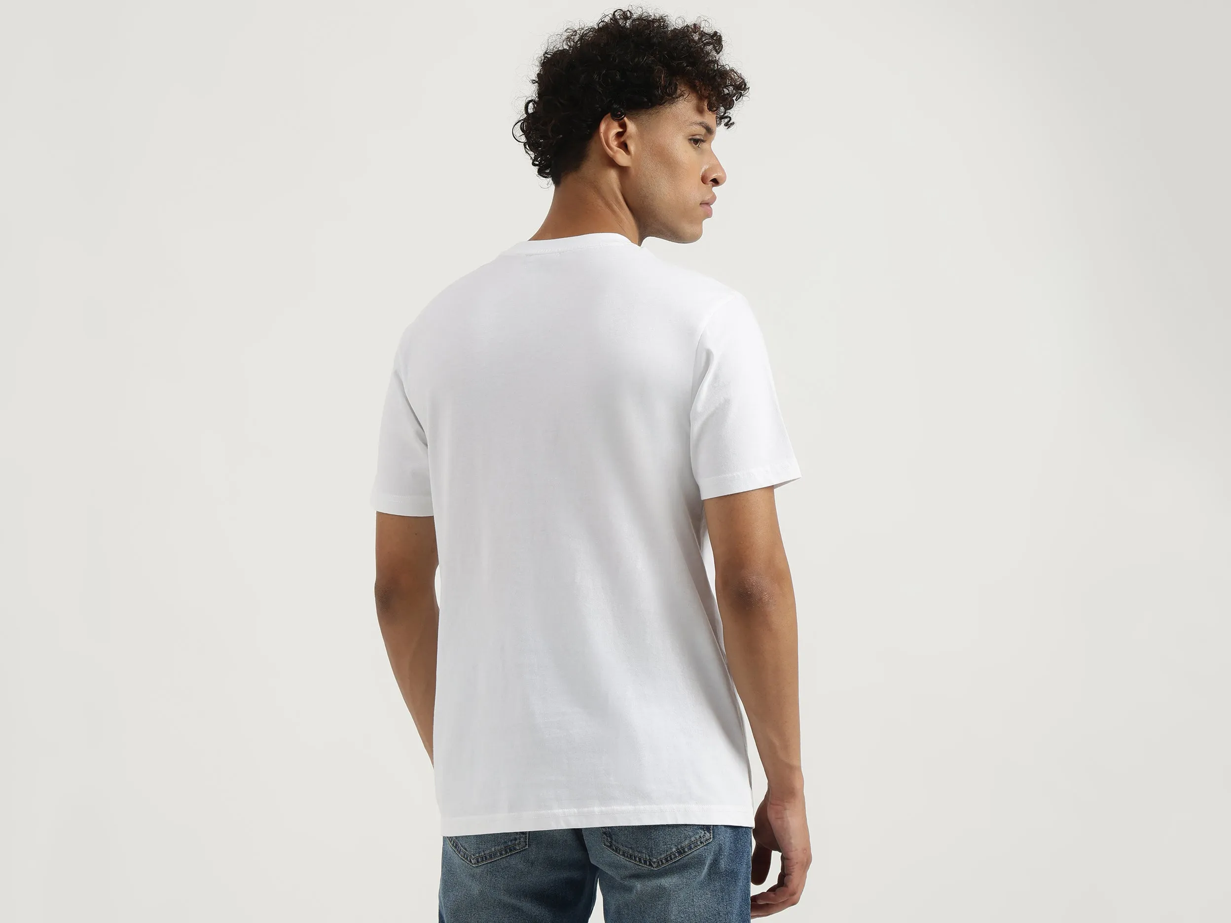 Relaxed Round Neck Graphic Print T-Shirt