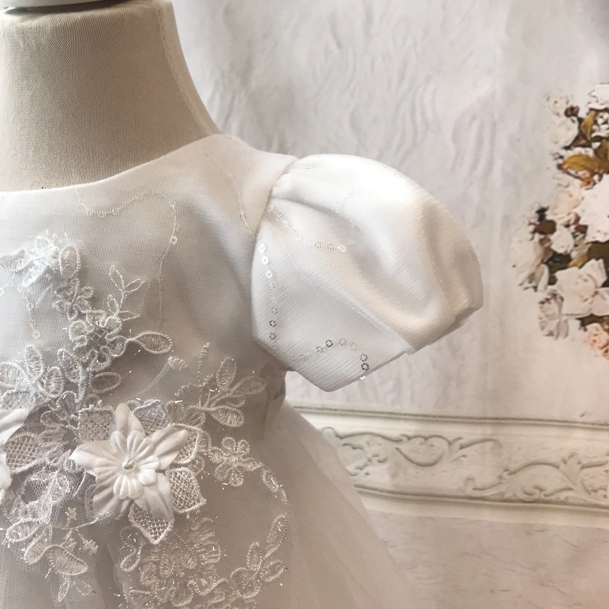 Riya Ivory or White Christening / Baptism Dress