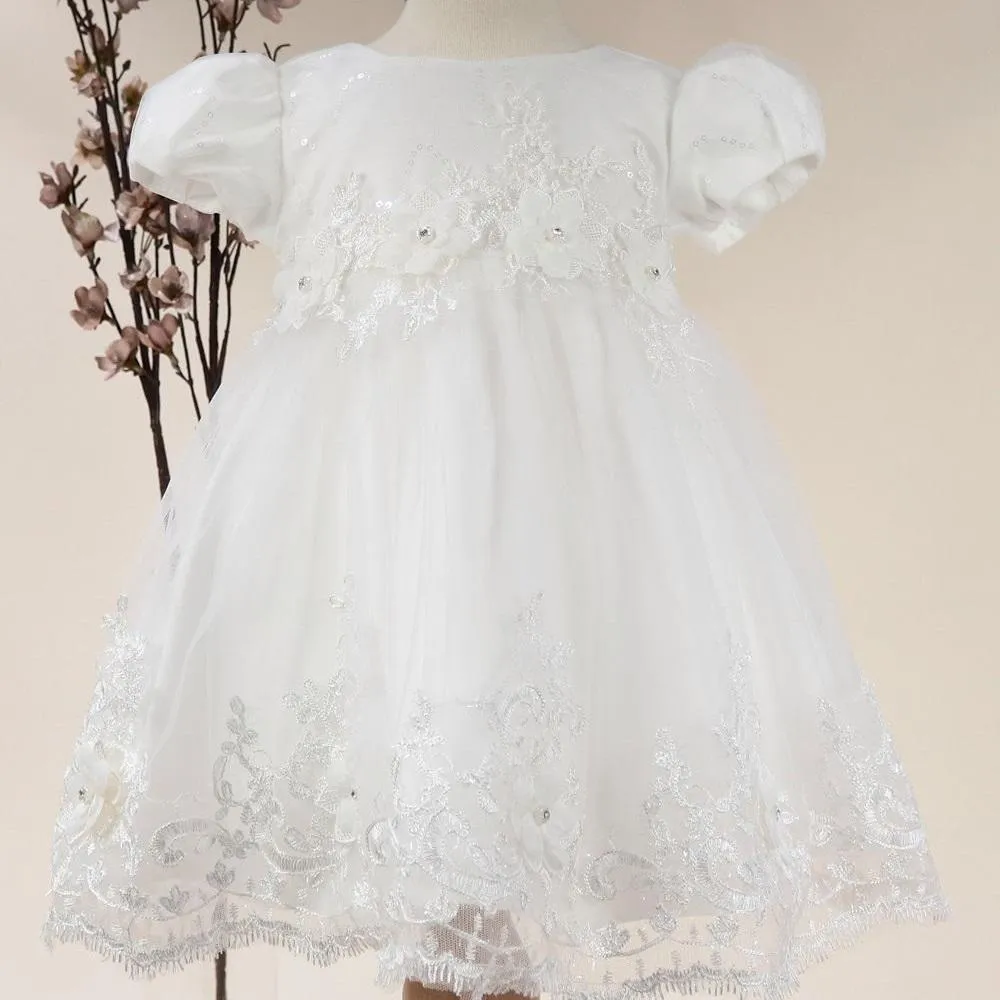 Riya Ivory or White Christening / Baptism Dress