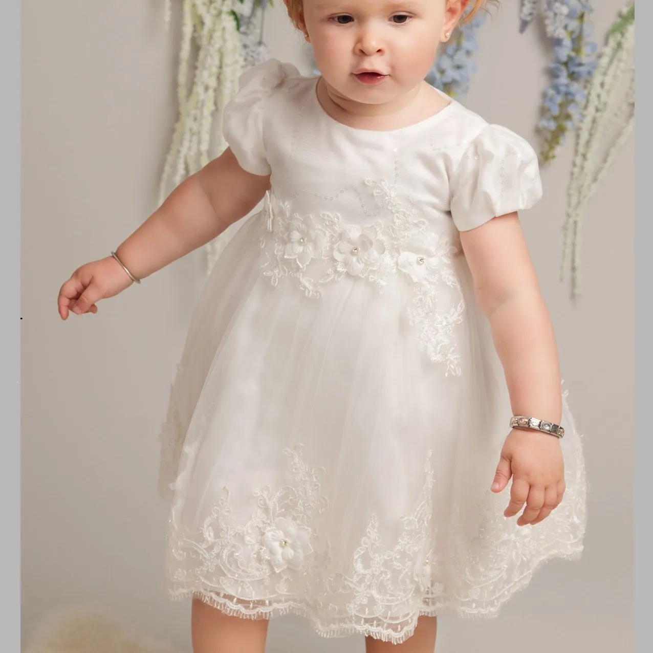 Riya Ivory or White Christening / Baptism Dress
