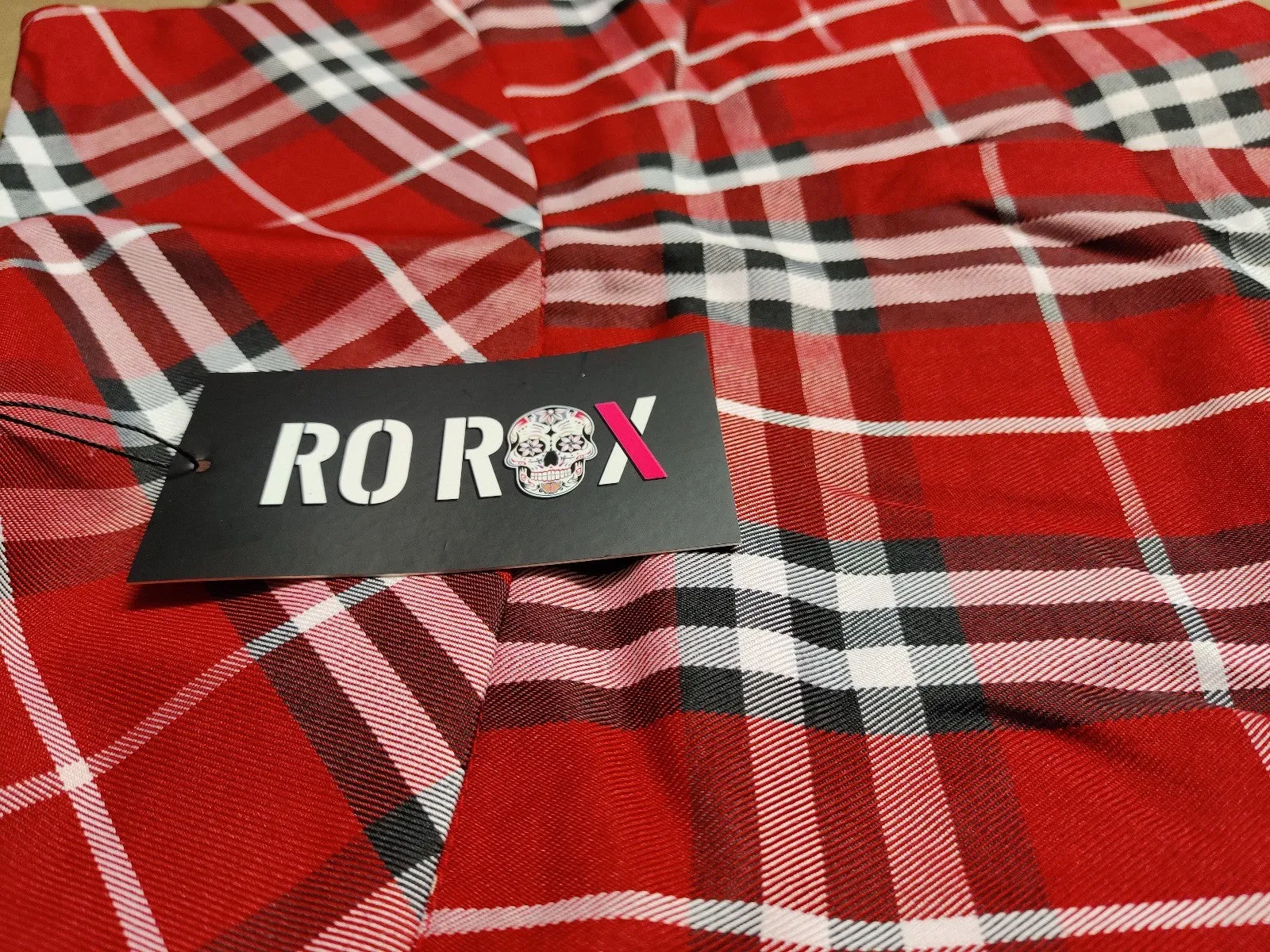 Ro Rox Alicia Punk Tartan Mini Skirt