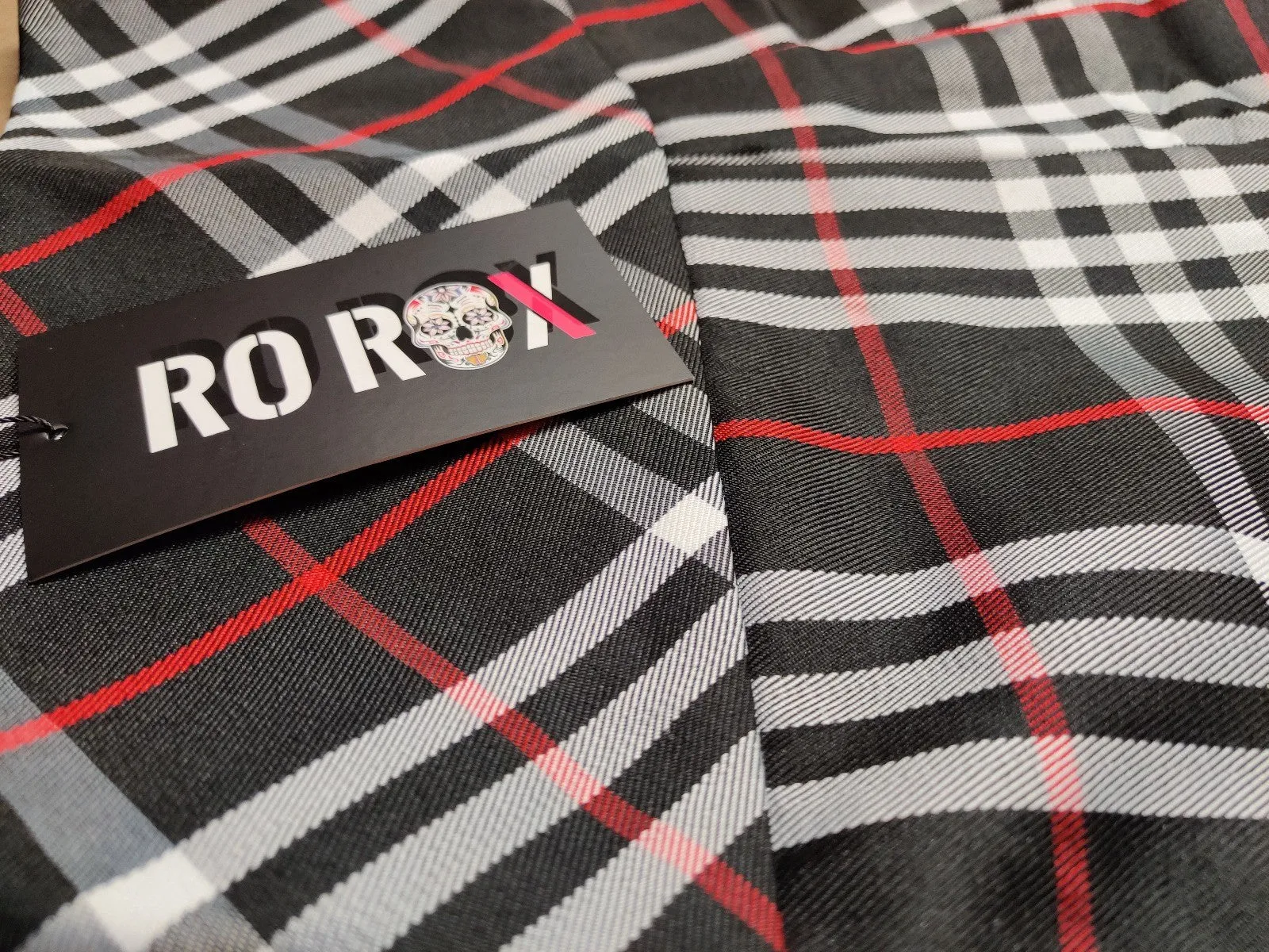 Ro Rox Alicia Punk Tartan Mini Skirt
