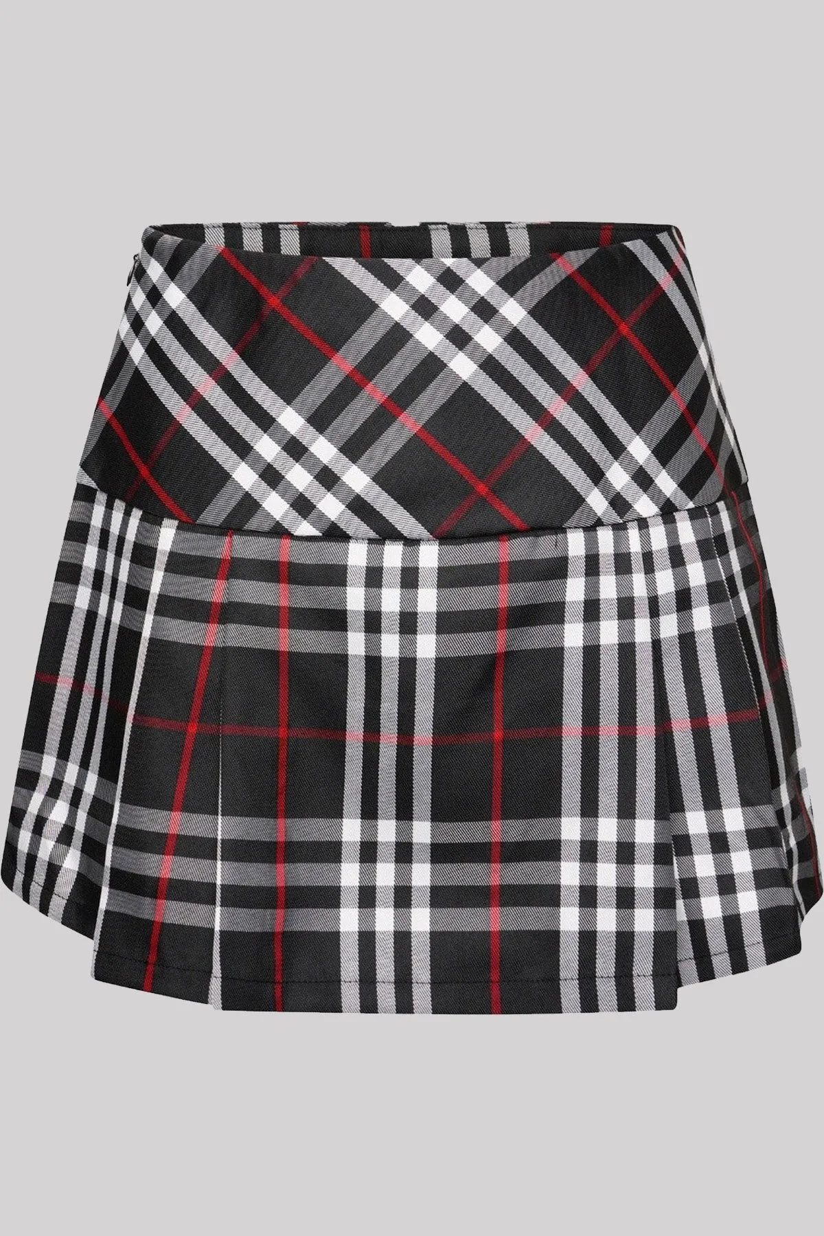 Ro Rox Alicia Punk Tartan Mini Skirt