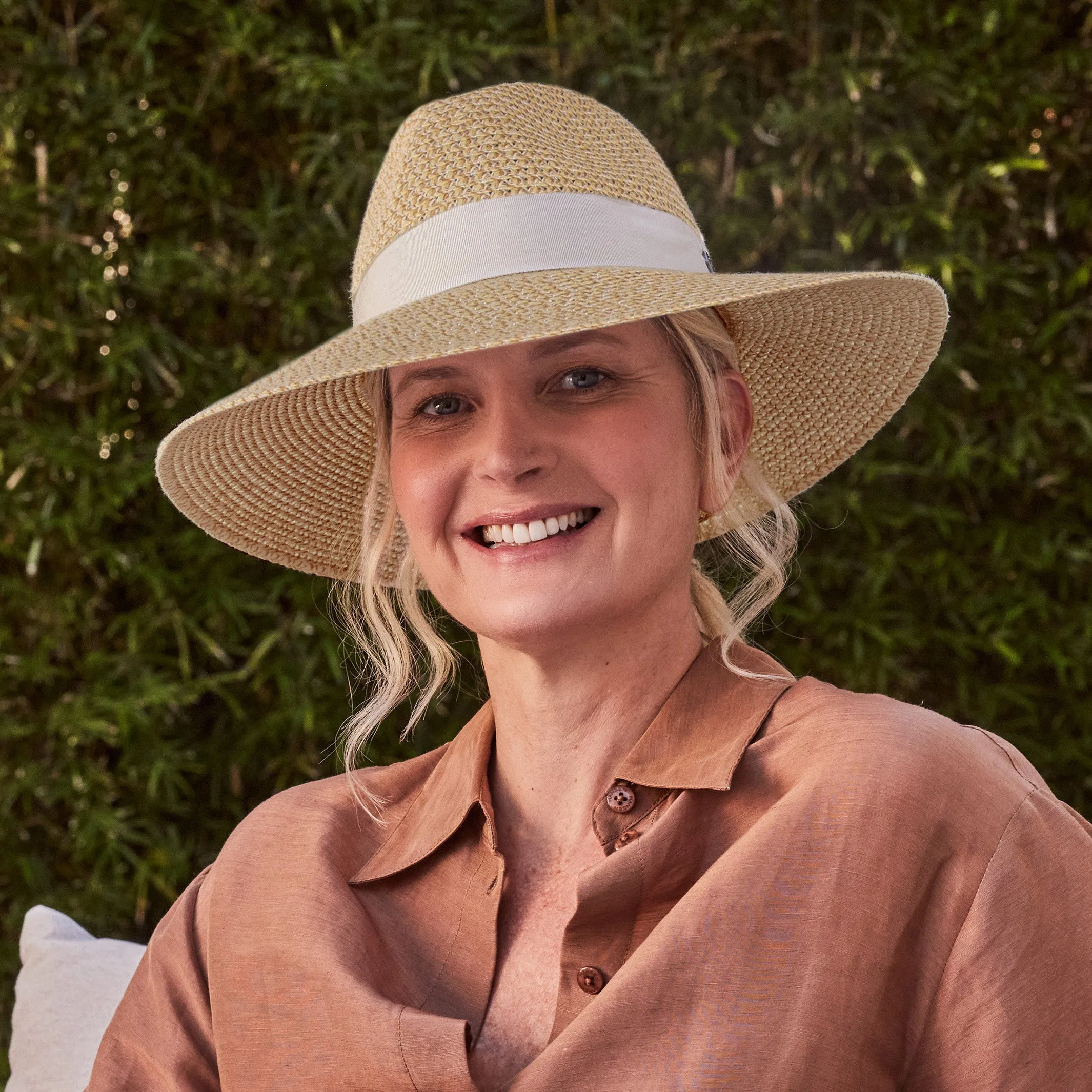 Roberta Fedora Hat - Natural