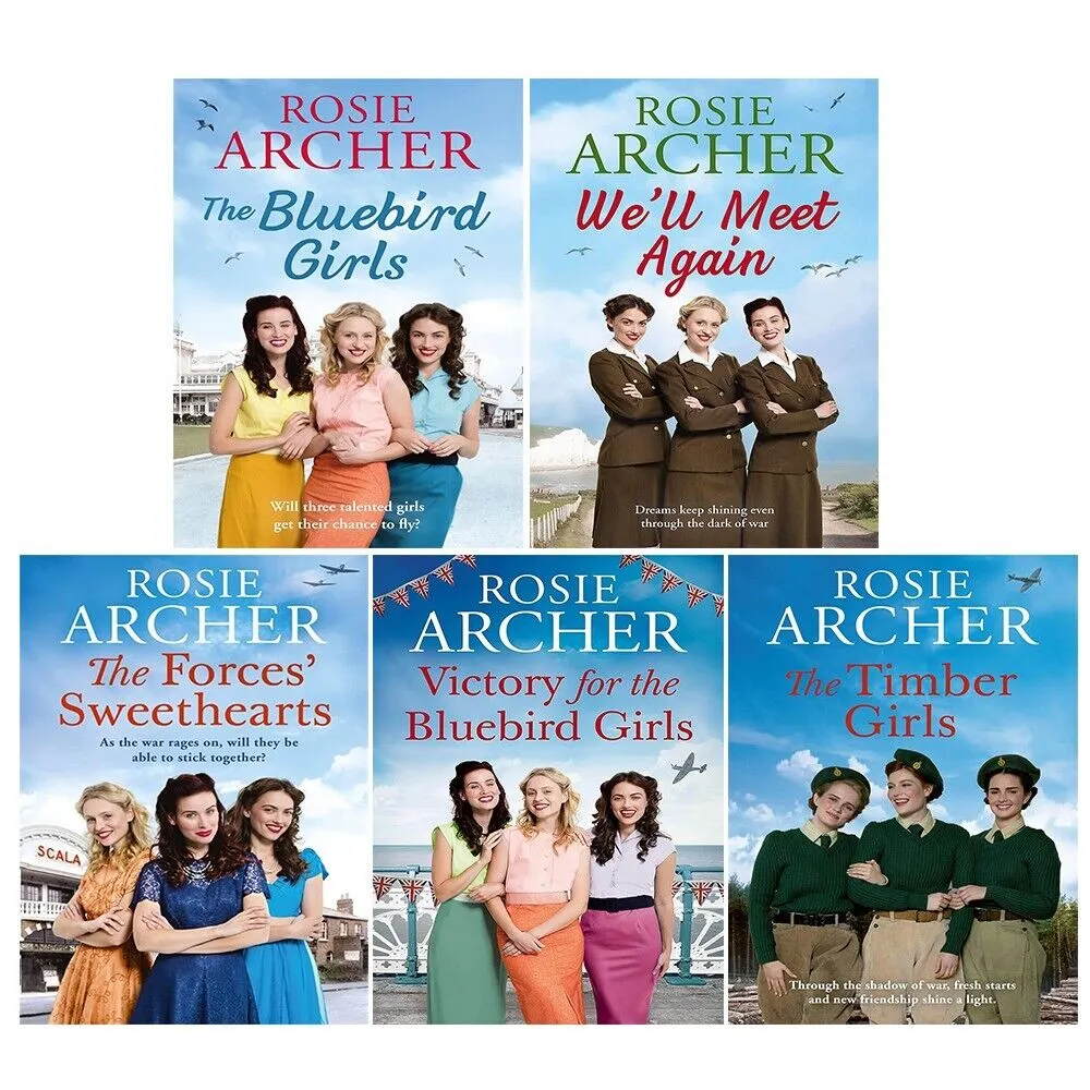 Rosie Archer Timber Girls, Bluebird Girls Series 5 Books Set Bluebird Girls