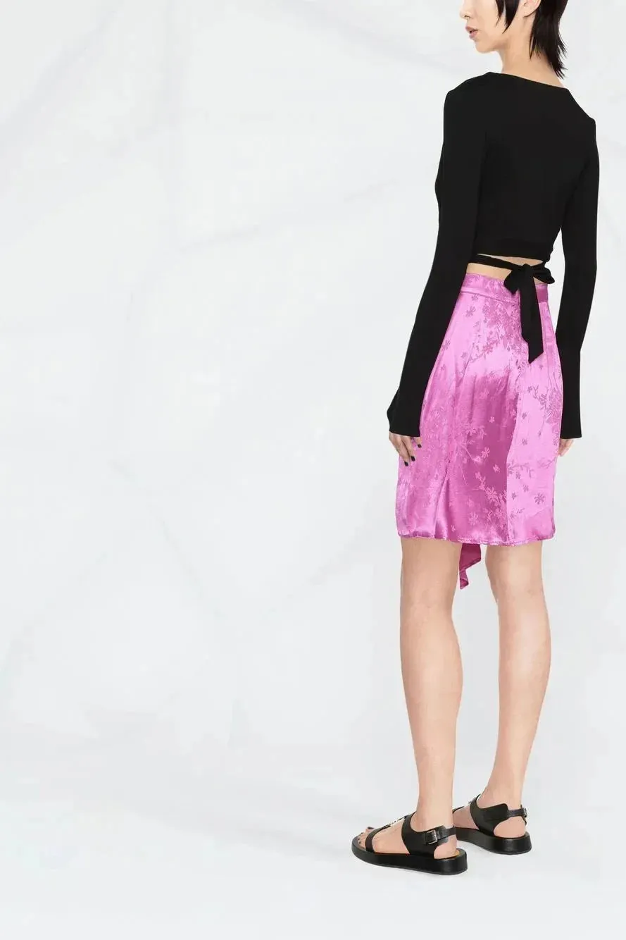 SABINA MUSAYEV ORCA SKIRT FUCHSIA