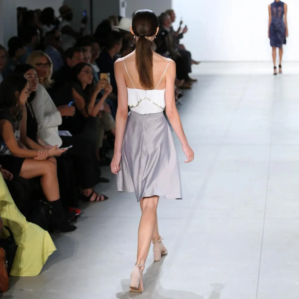 Satin Circle Skirt