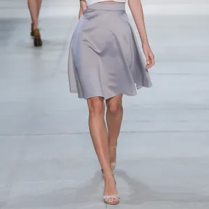 Satin Circle Skirt