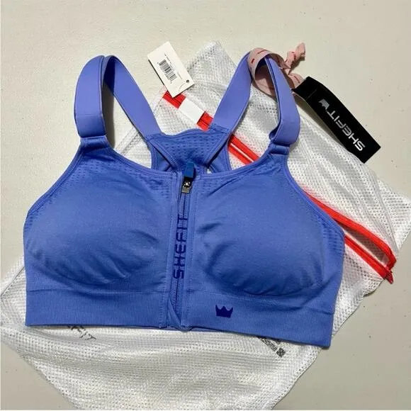 Shefit LOW IMPACT sports bra Periwinkle blue purple NEW size SMALL