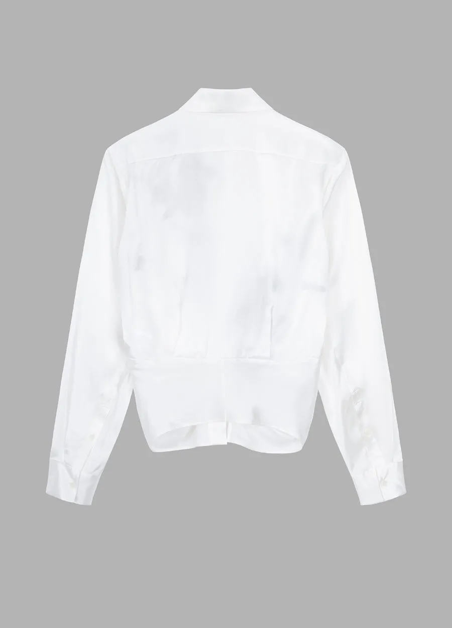 Shirt / JNBY Silk Long-sleeved Print Shirt(100% silk)