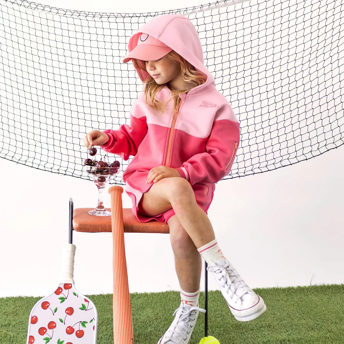 Short de sport rose, enfant  || Pink sports shorts, child