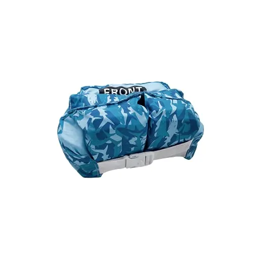 Silfrae Swim Vests Swim Floatation Vest Learn-to-Swim Device Weighing from 30 to 50 lbs (Camo Shark)