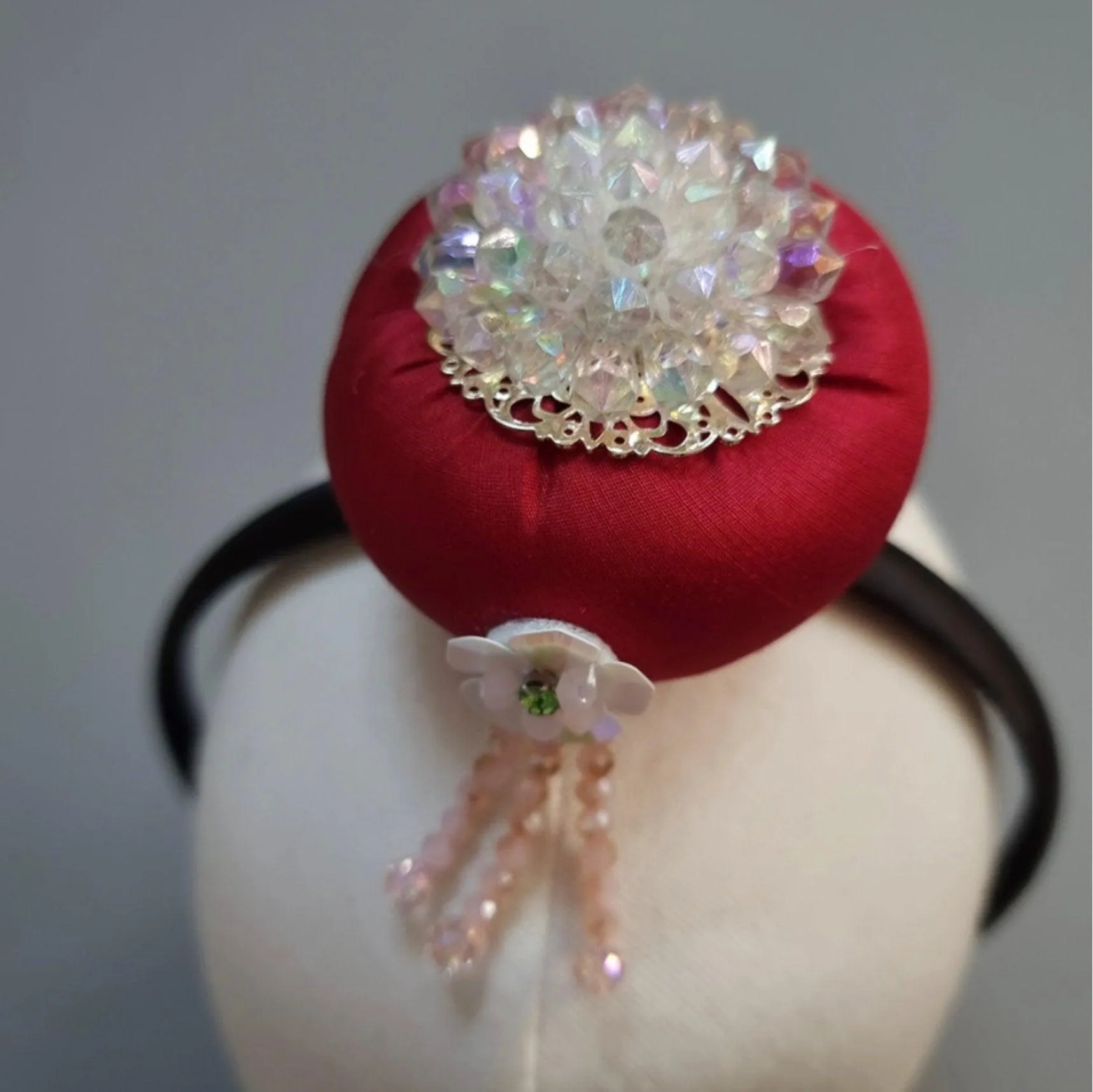 Silk Beaded Headband