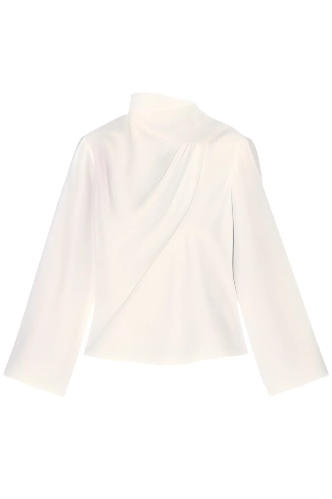 Silk Foulard Top | Cream