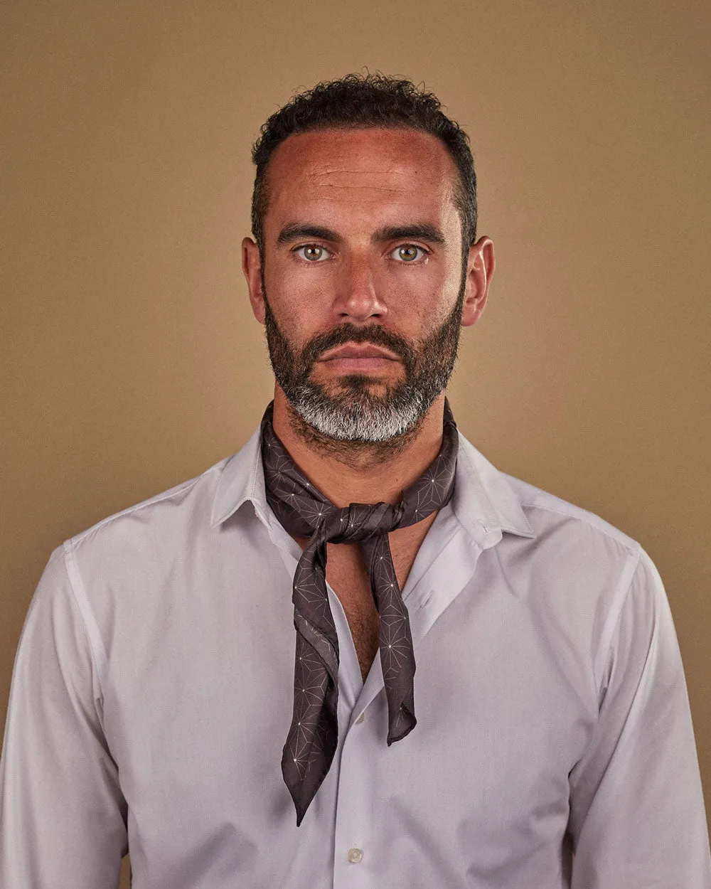 Silk Japanese Inspired Neckerchief - The Sun