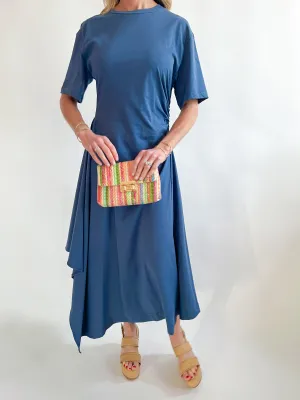 Solid Knit Midi Dress