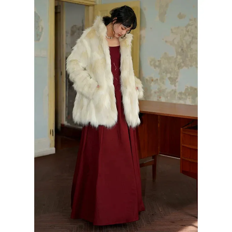 Sophisticated Faux Fur Coat