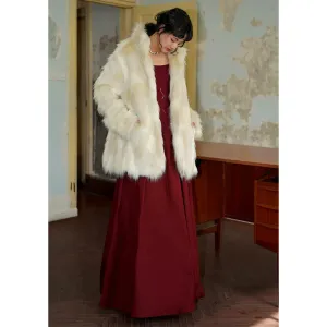 Sophisticated Faux Fur Coat