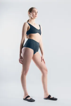 Sports Swim Top - Gunmetal (PO)