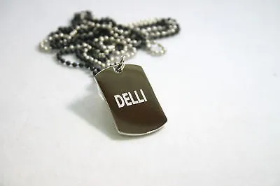 STAINLESS STEEL 3D MARTIAL ARTS ULTIMATE FIGHTING TAG NECKLACE PERSONALIZE