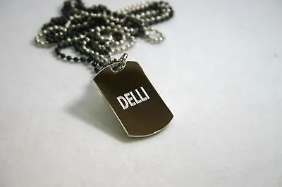 STAINLESS STEEL 3D MARTIAL ARTS ULTIMATE FIGHTING TAG NECKLACE PERSONALIZE