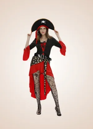 Steampunk Pirate Long Sleeve Dress
