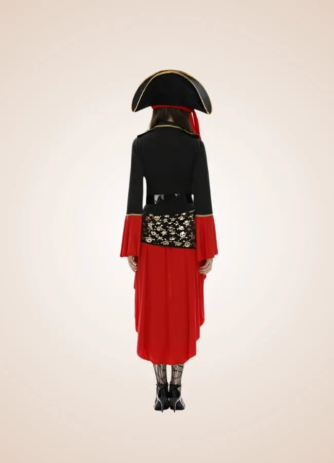 Steampunk Pirate Long Sleeve Dress