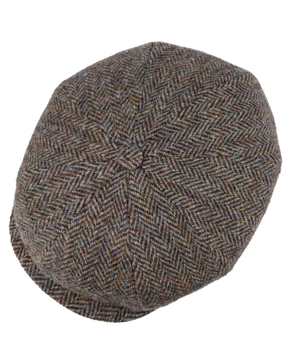 Stetson Hatteras Harris Tweed Herringbone Cap