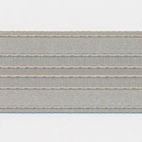 Stripe Satin Ribbon #131 Nickel