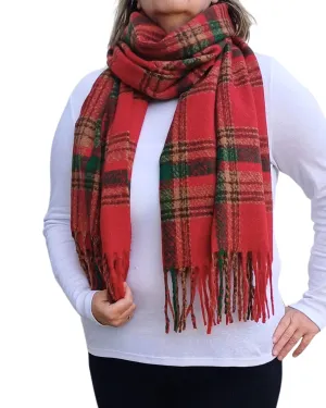 Super Soft Reversible Tartan Scarf