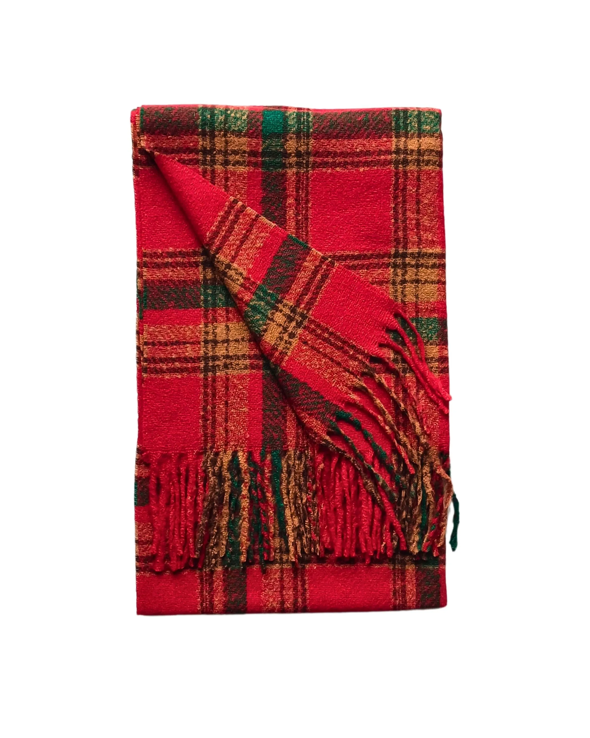 Super Soft Reversible Tartan Scarf