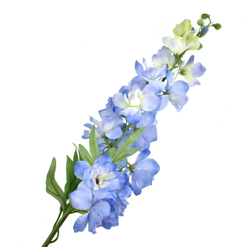 Tall Silk Delphinium Stem, 36-Inch